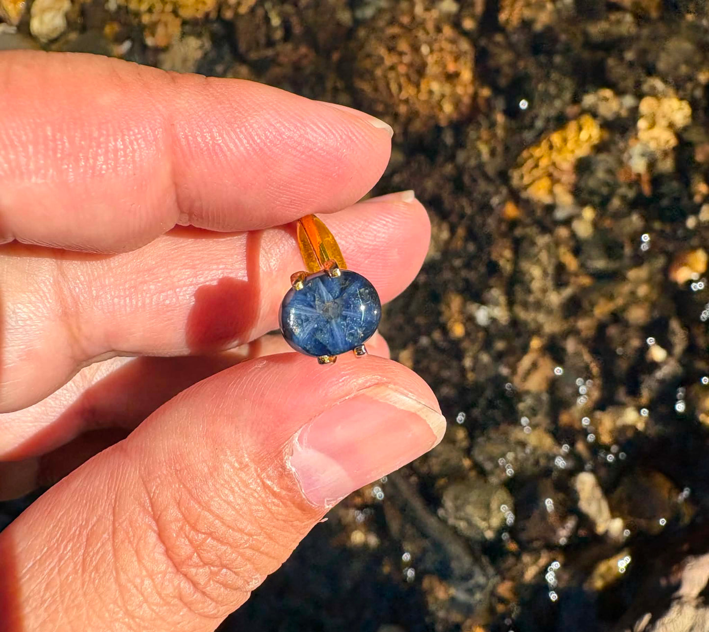 Australian Well-Centred Trapiche Sapphire Gemstone N25
