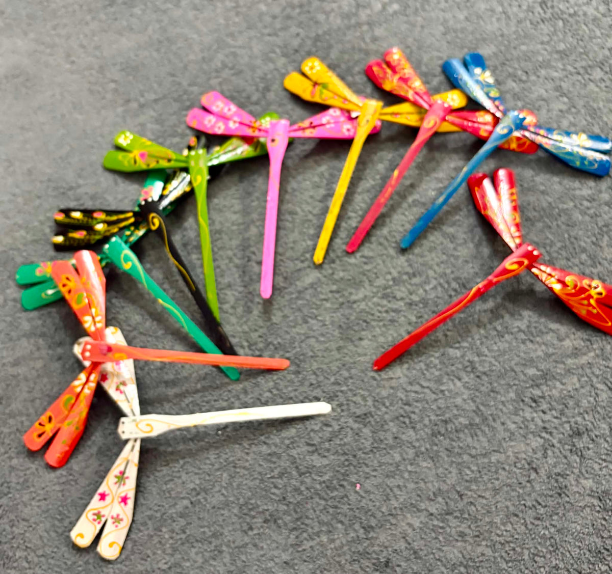 Handmade Bamboo Balancing Dragonfly Toy